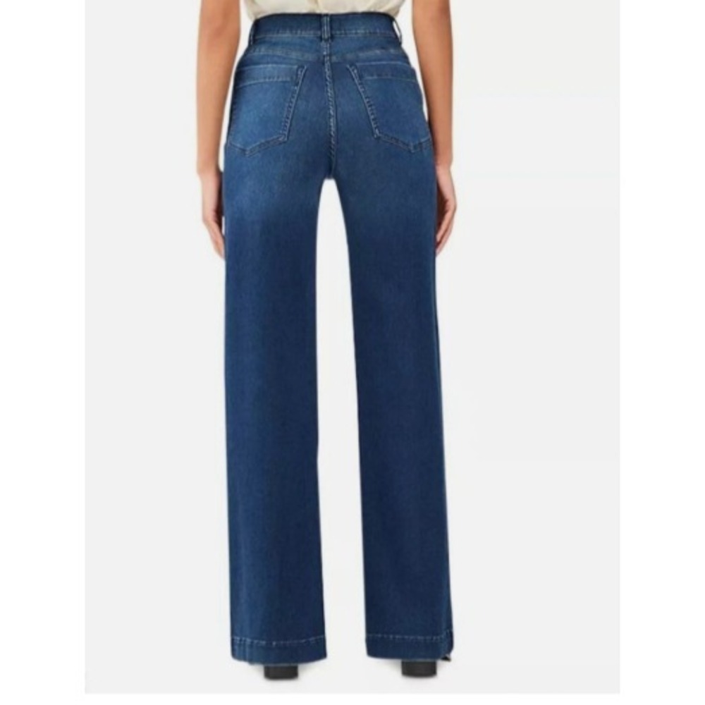 DL1961 Women's Size 27 Hepburn Wide Leg Y2K Style High Rise Vintage Denim Jeans - Picture 4 of 11